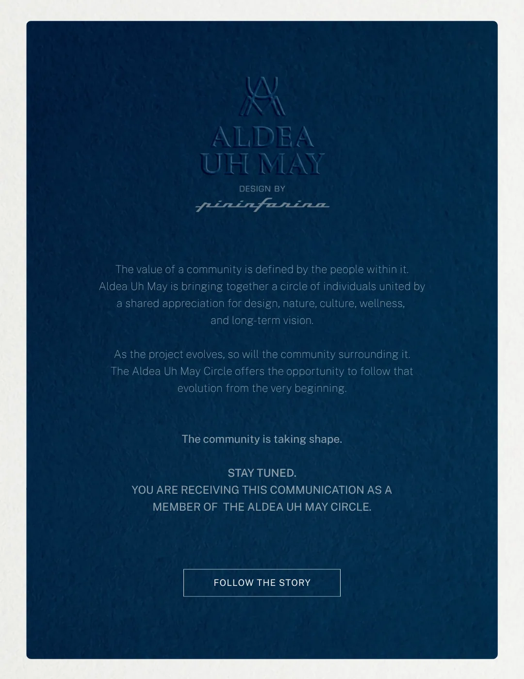 Blue Aldea Uh May email artwork