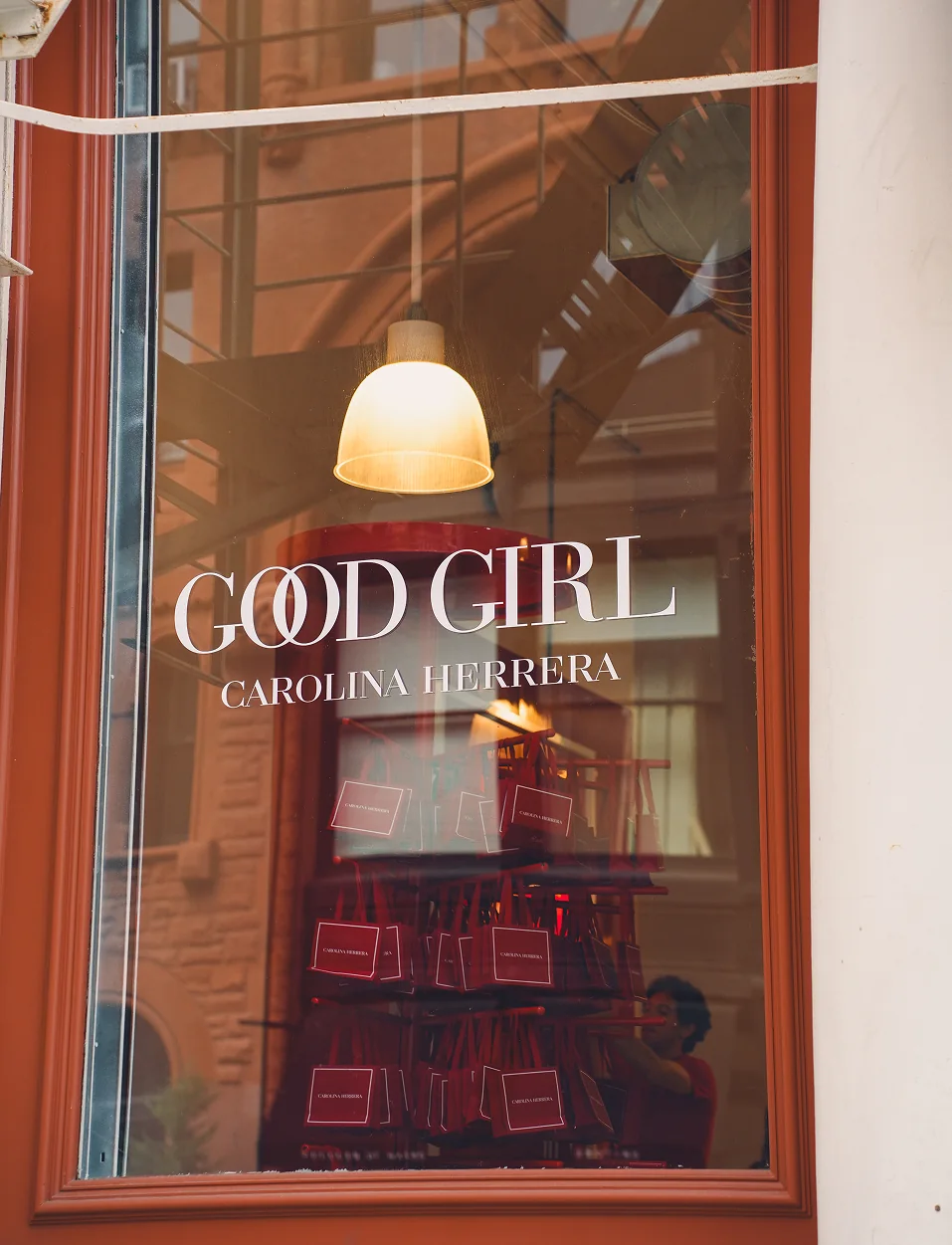 Good Girl Lab storefront window in SoHo, New York