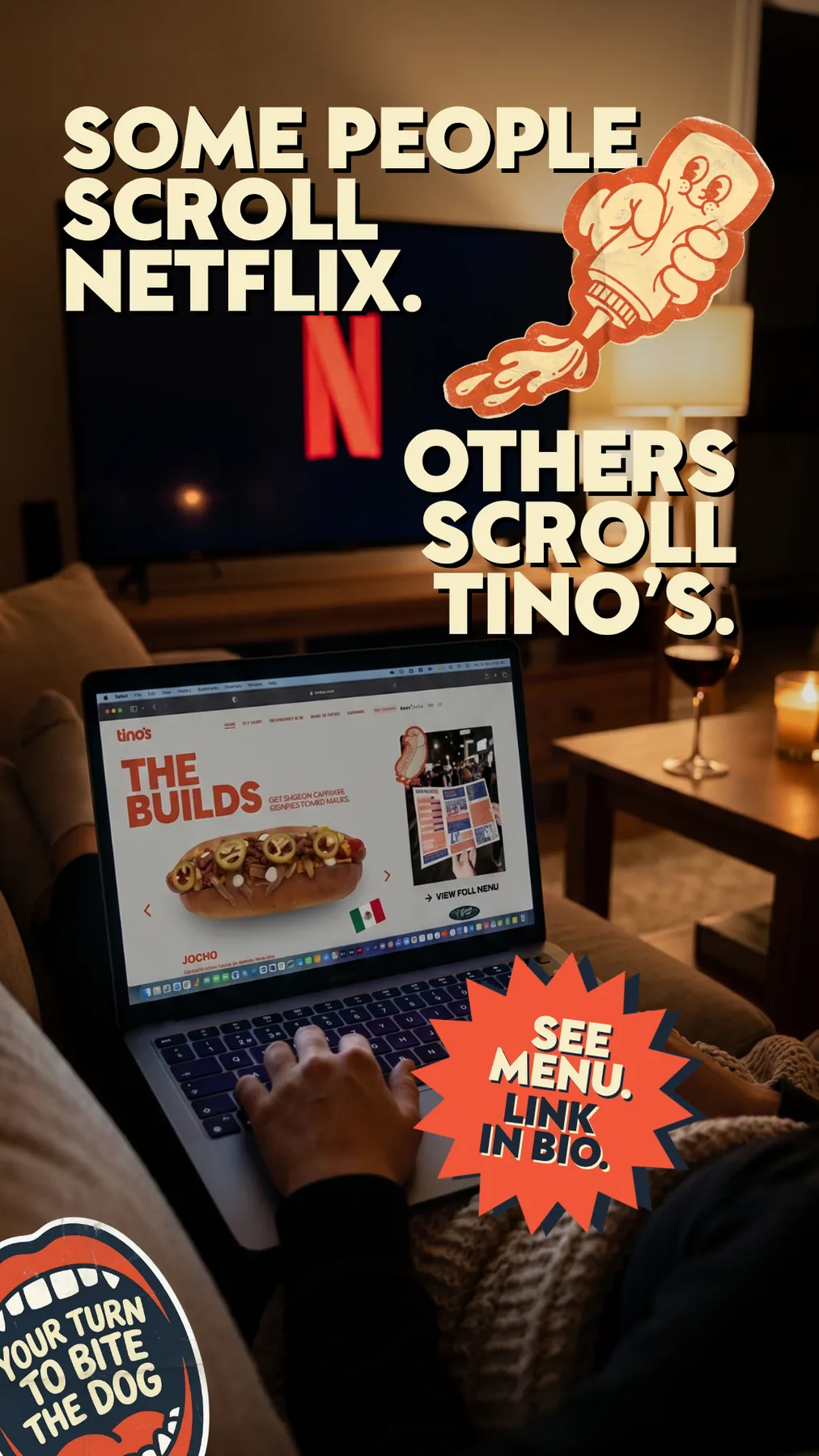 Image from the TINOS Restaurant project portfolio